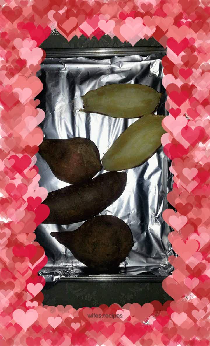 Roasted sweet potatoes