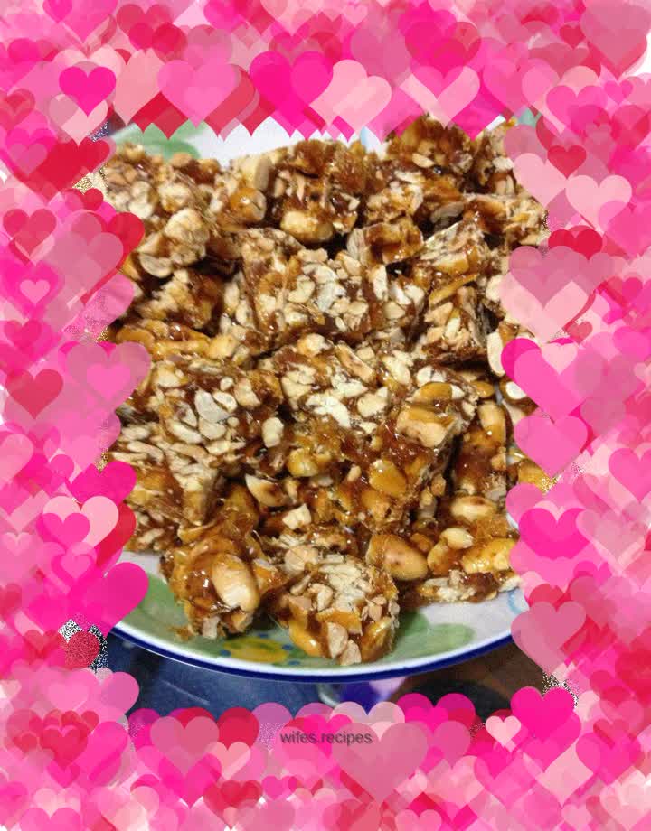 Crispy peanut candy