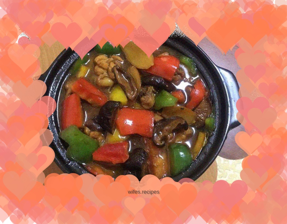 Braised chicken with rice