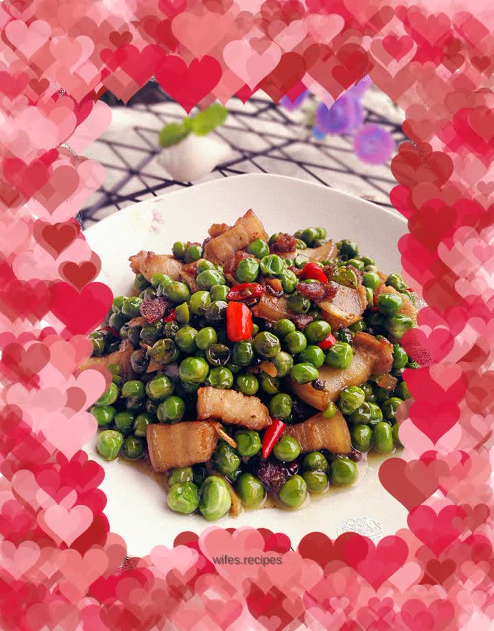 Spicy Pork Belly Peas