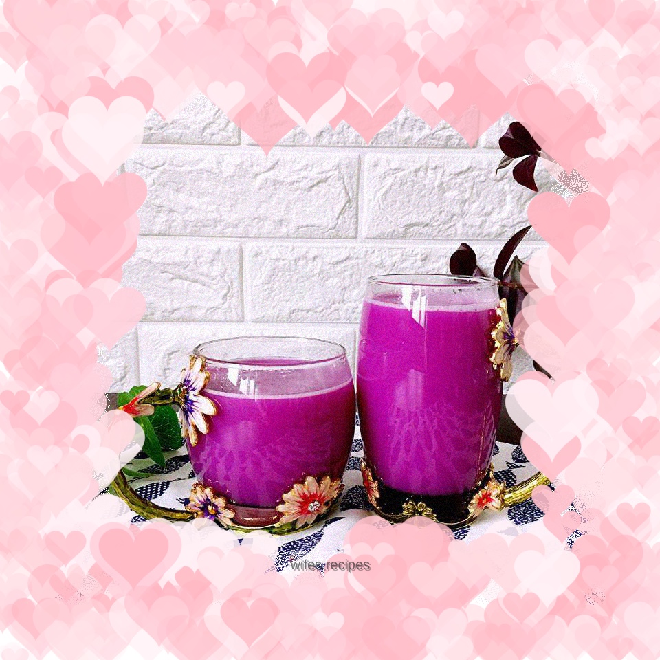 Purple Yam Pear Juice