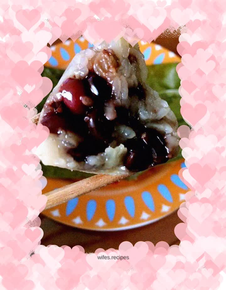 Red bean rice dumplings