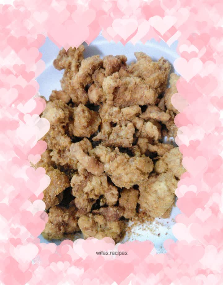 Simple version of fried chicken nuggets