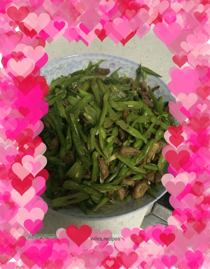 Fried Pork with Green Beans