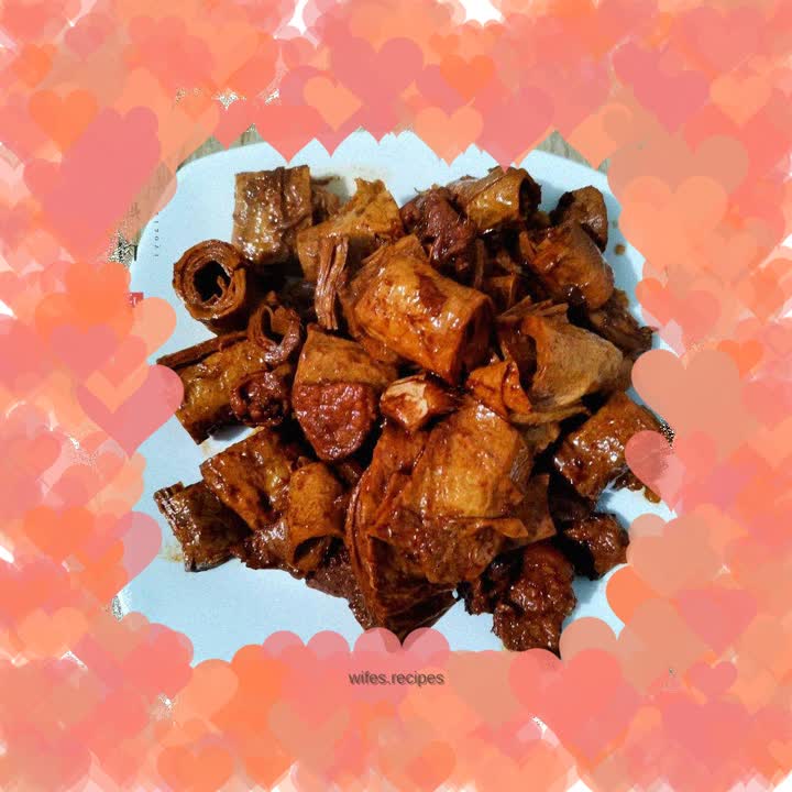 Bean curd roasted pork