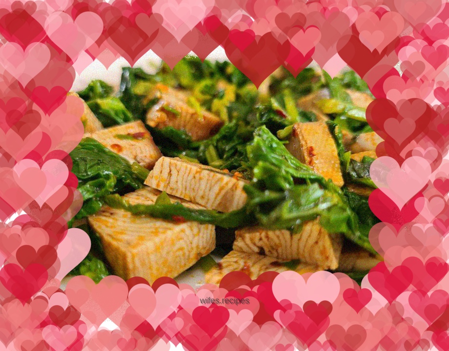 Cold Celery Leaf Spiced Tofu