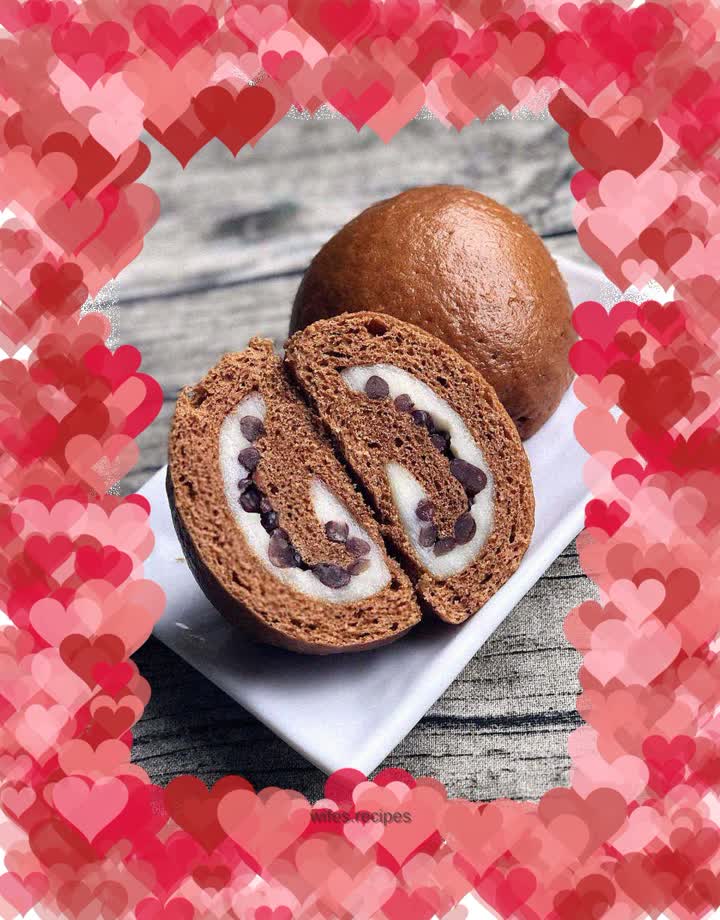 Mochi Honey Bean Steamed Buns