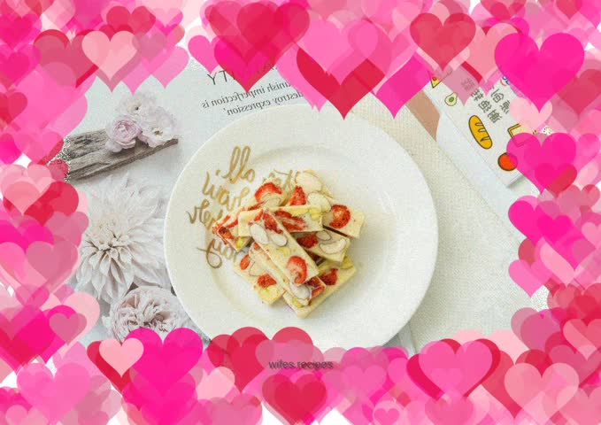 Strawberry Nougat (bread machine version)