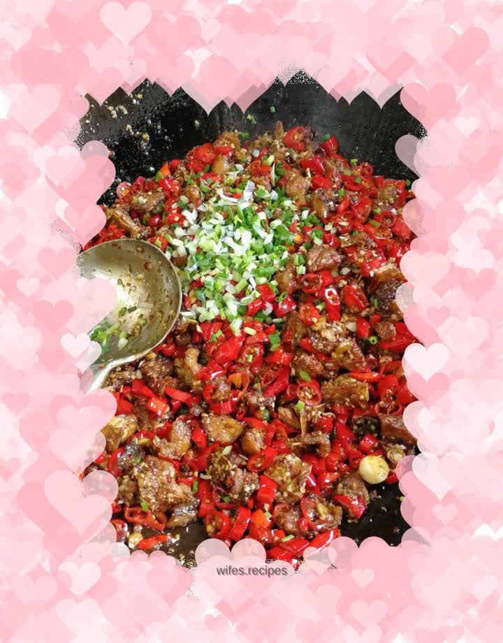 Cumin diced fish