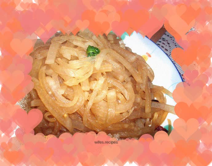 Winter radish vs. ginseng - Vegetarian fried shredded white radish