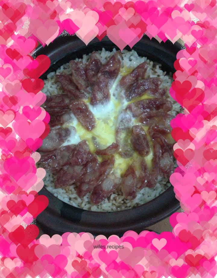 Cured Meat Claypot Rice