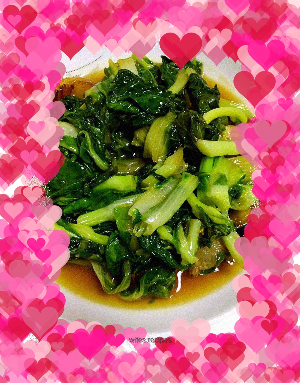 Stir-fried vegetables with bacon