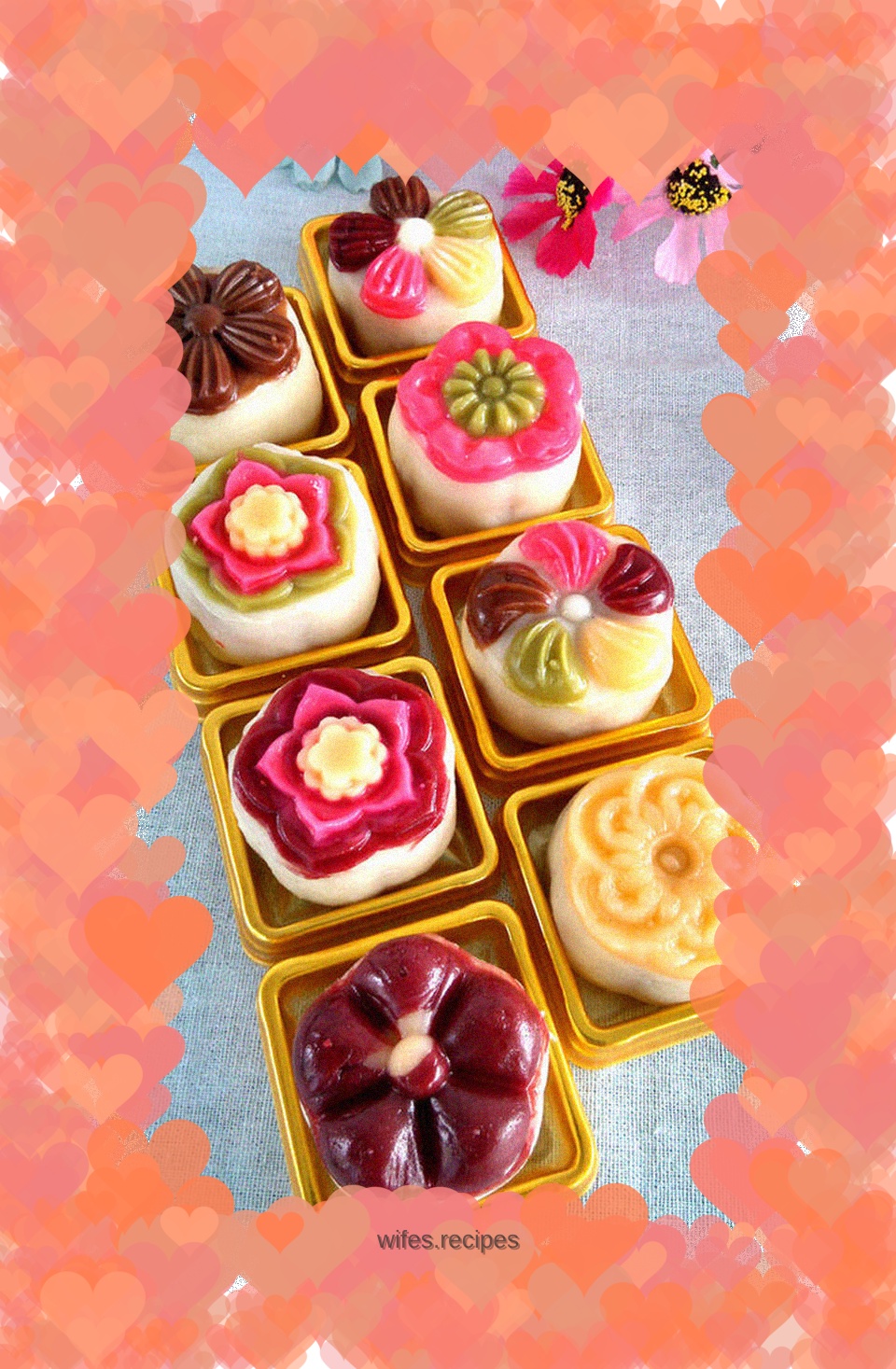 Fancy snowskin mooncakes