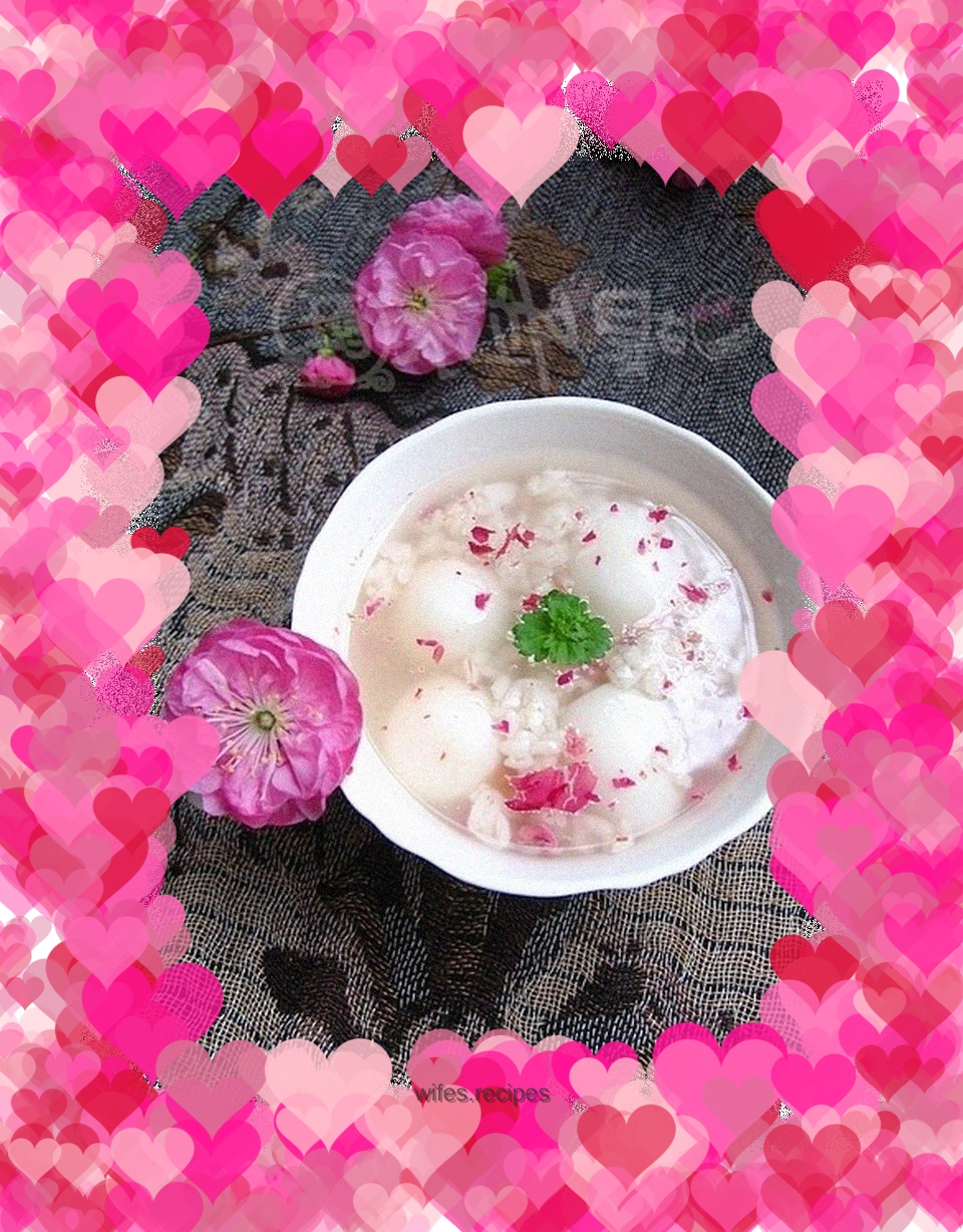 An excellent dessert for women on Mother’s Day – eggs stuffed with rose fermented glutinous rice wine