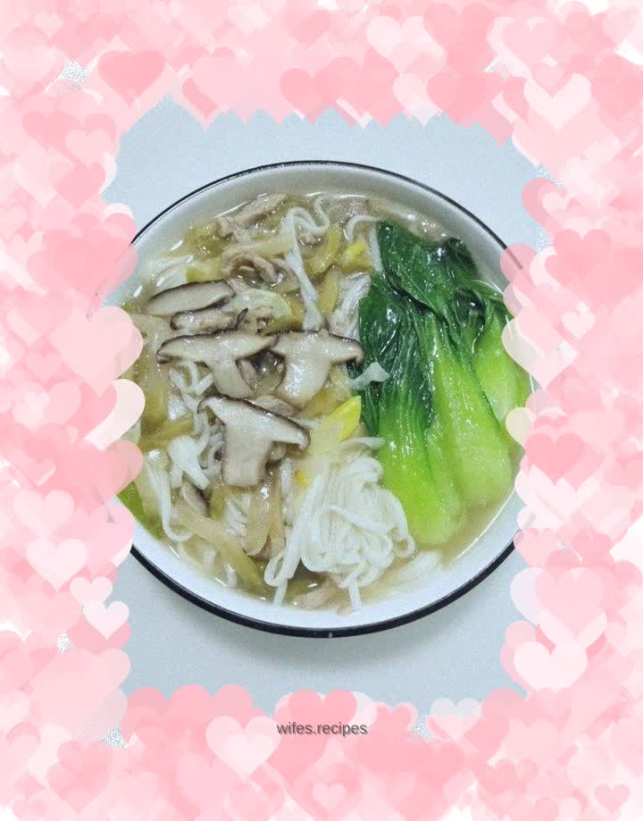 Mustard mustard pork noodles