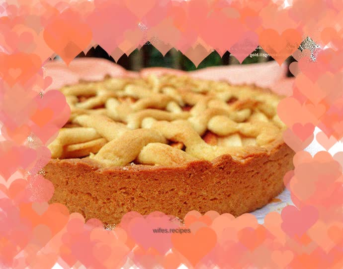 Norwegian food--apple cake