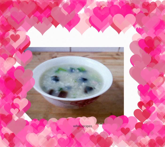 Preserved egg and lean meat porridge