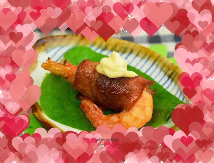 Baked Bacon Shrimp Rolls
