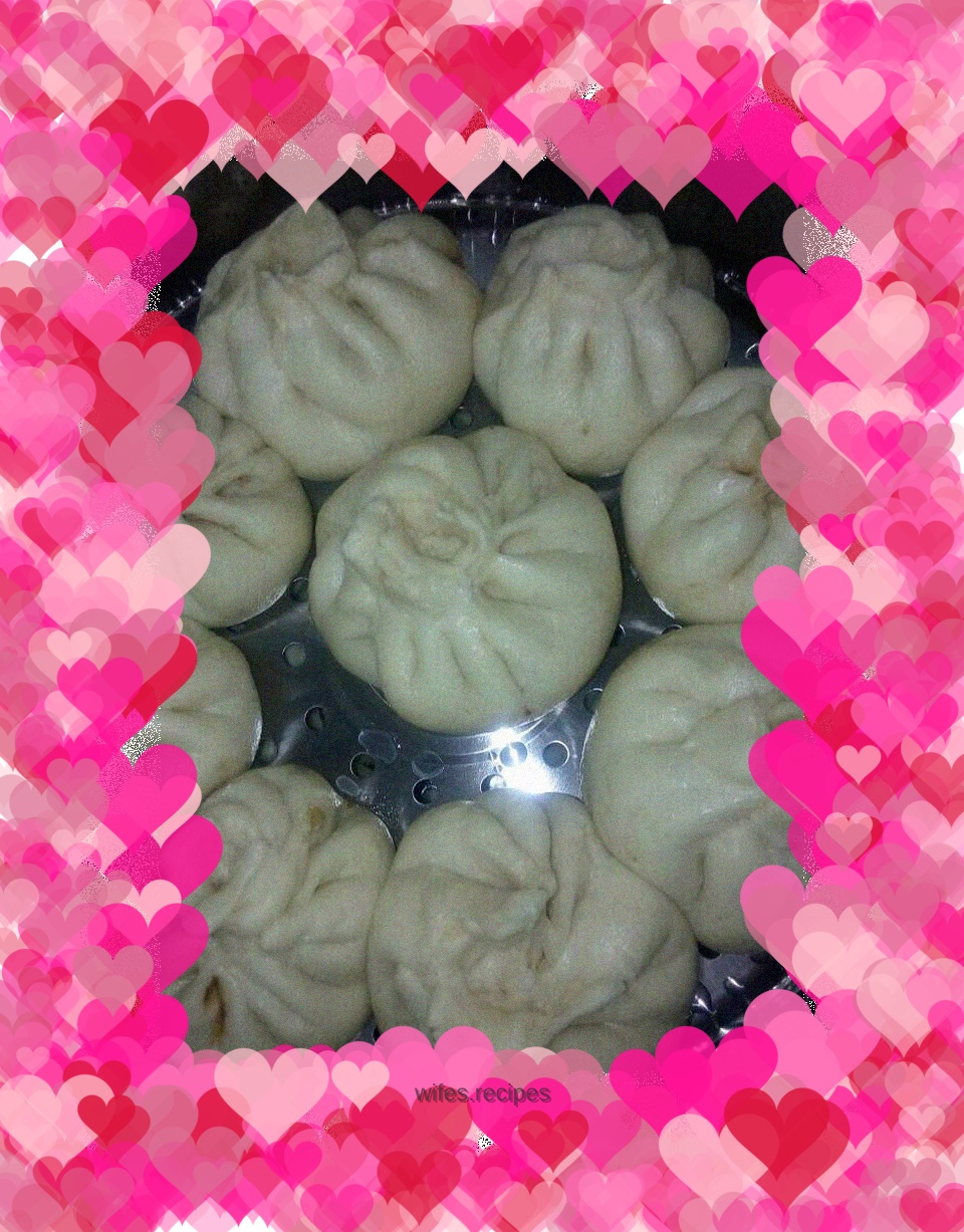 Delicious pork buns