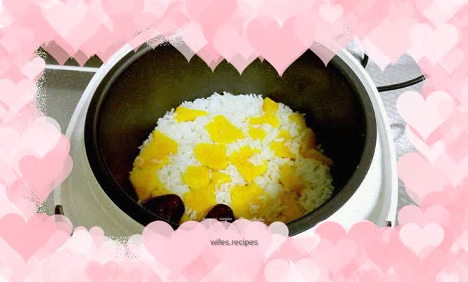 Sweet Potato and Red Date Rice