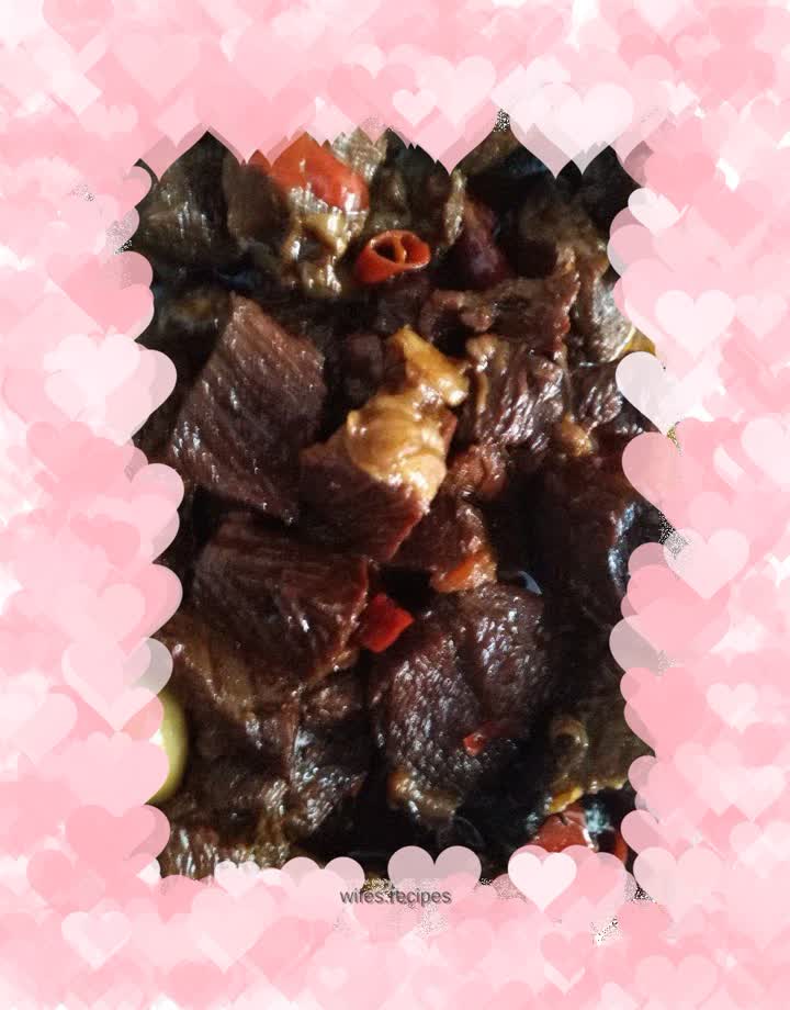 Braised beef (spicy)