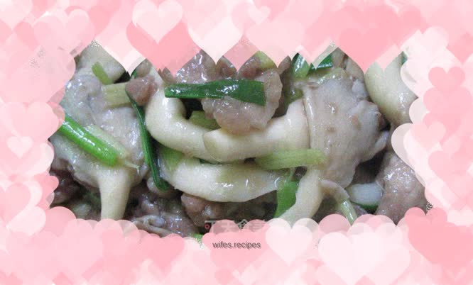 Mushroom meat slices