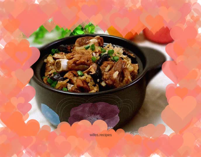 【Nantong】Stewed Rice with Pork Ribs and Mushrooms