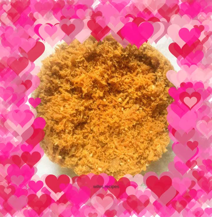 Sesame and pork floss