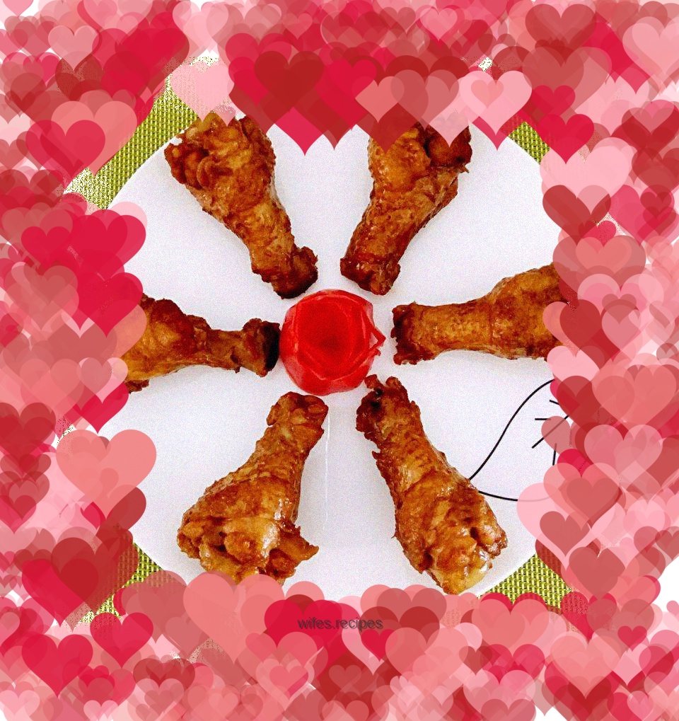 Sauced chicken wings