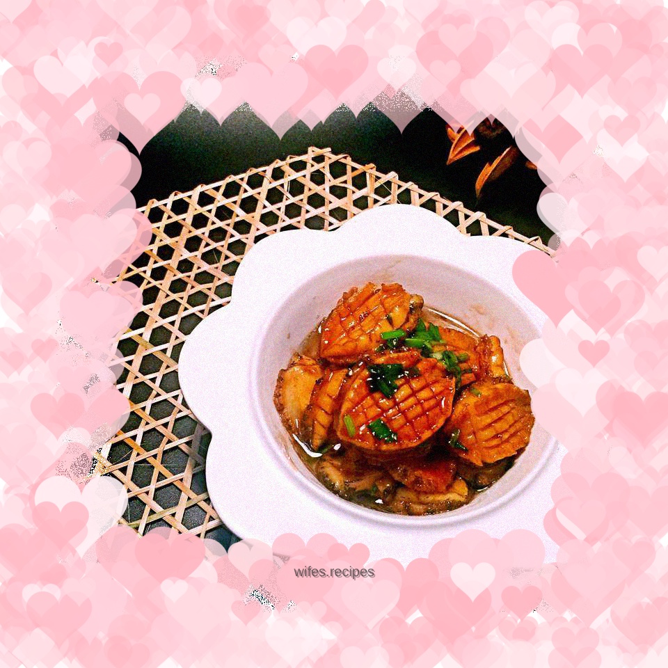 Abalone with scallion oil