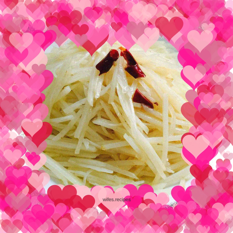 Hot and sour potato shreds