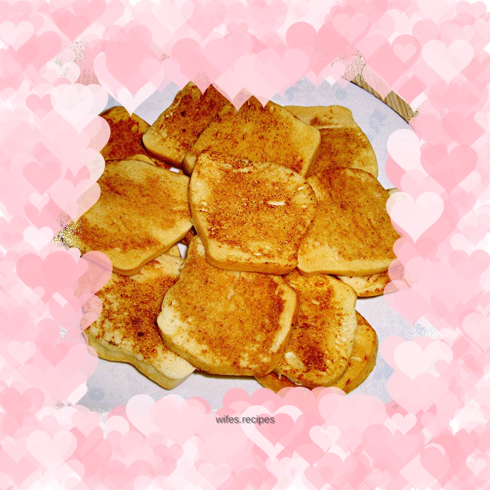 Secret baked bun slices