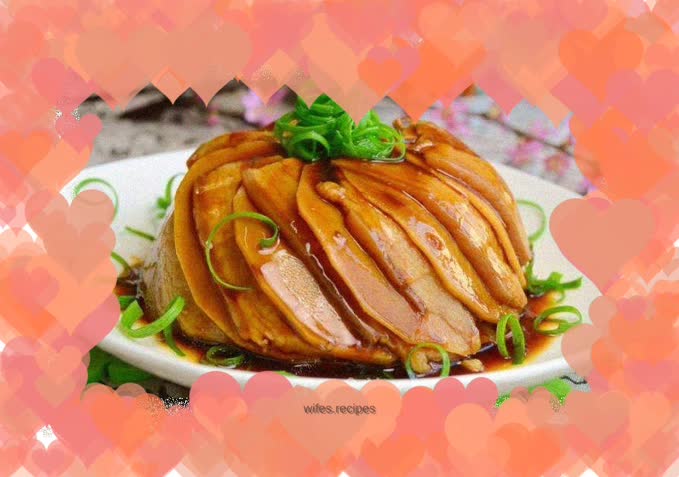 Pork with Spring Bamboo Shoots, Dried Plums and Vegetables