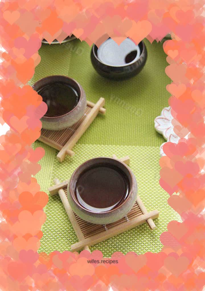 Freshly boiled sour plum soup