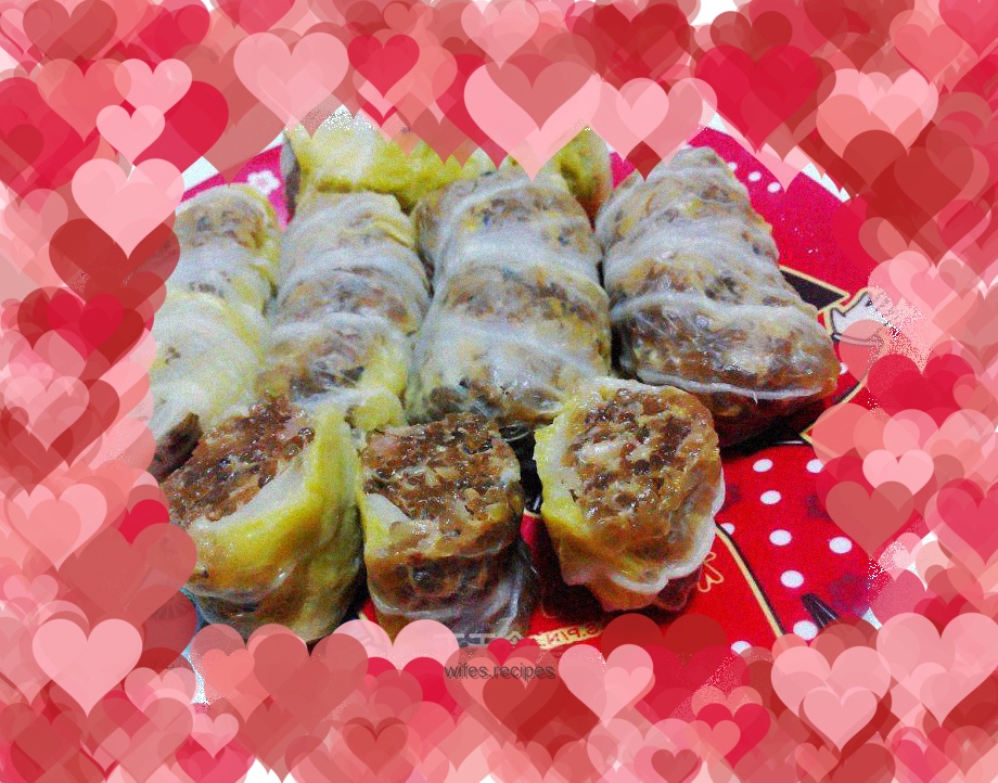 Mom’s taste ~ cabbage meat rolls ~