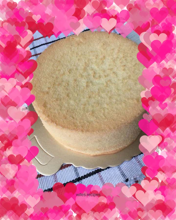 Six-inch chiffon cake