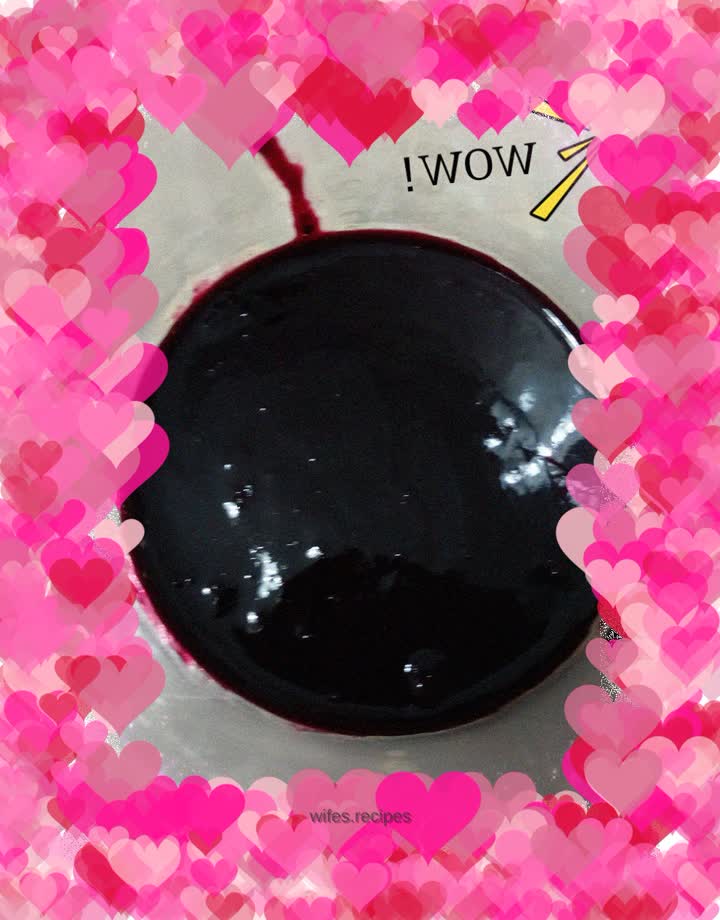 Blueberry jam, delicate and made from the heart