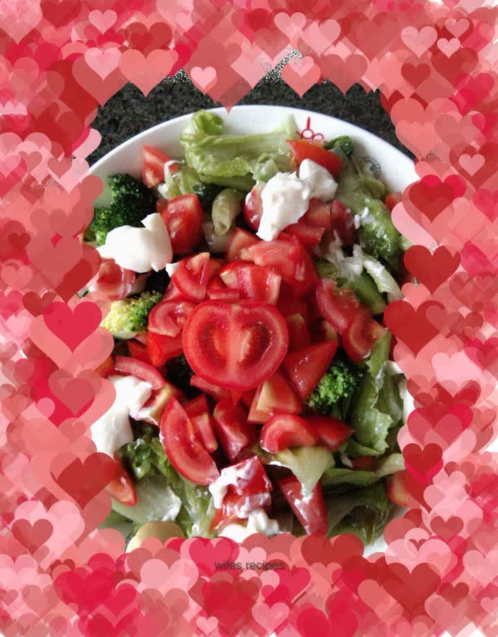 Lettuce salad is the taste of spring