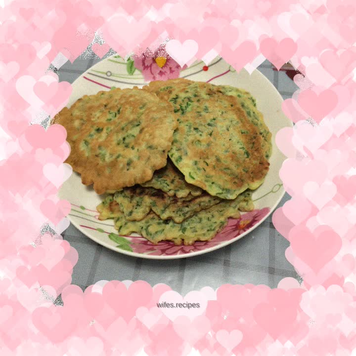Chive egg pancake