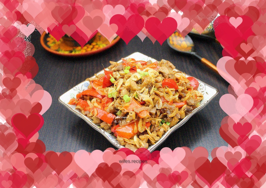 Summer appetizer, stir-fried dried radish with dried shrimps