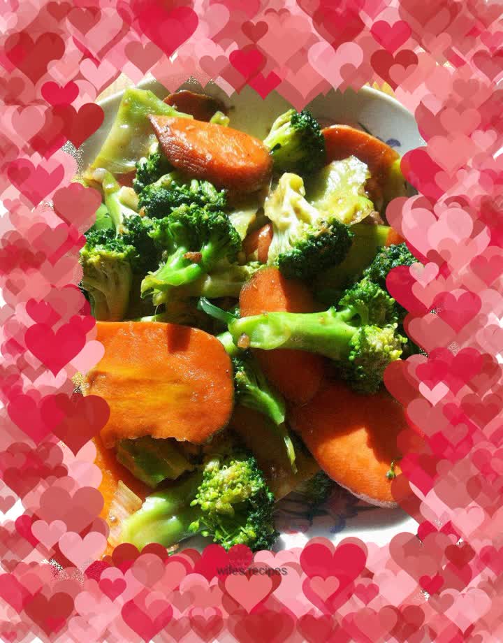 Stir-fried broccoli