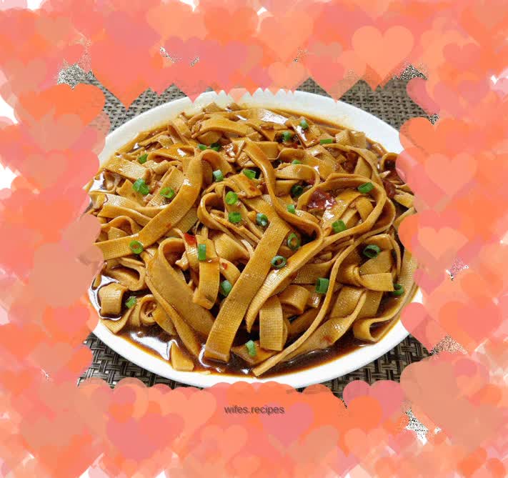 Braised bean curd with soy sauce