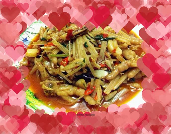 Braised chicken feet