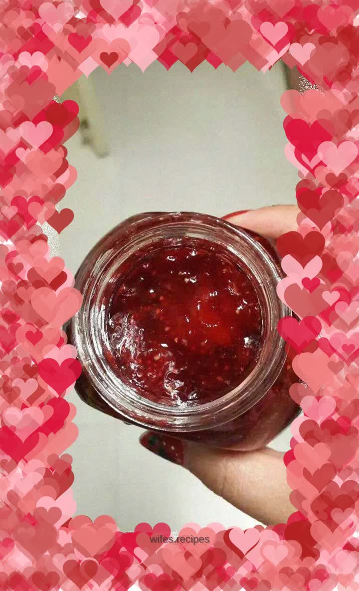 Homemade strawberry jam