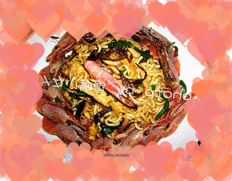 Stir-fried Yi Noodles with Arctic Shrimp