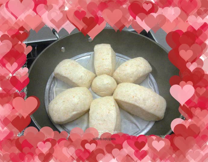 Carrot steamed buns
