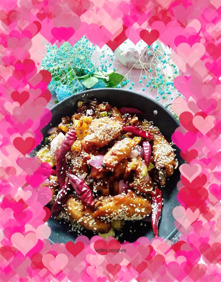 Dry pot chicken wings