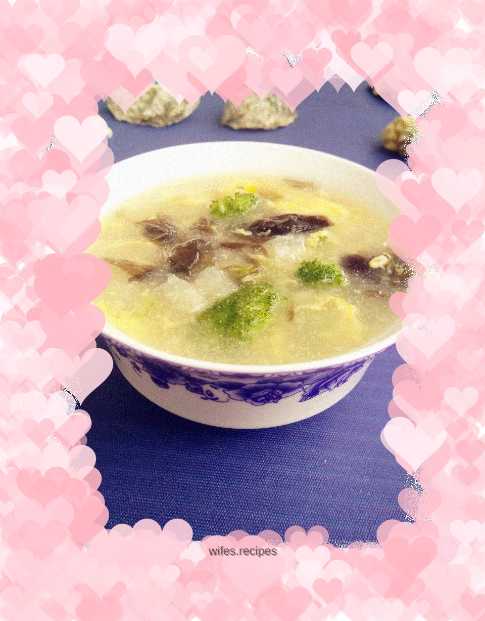 Fish maw soup