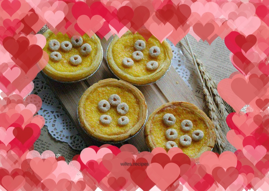 Pumpkin egg tart