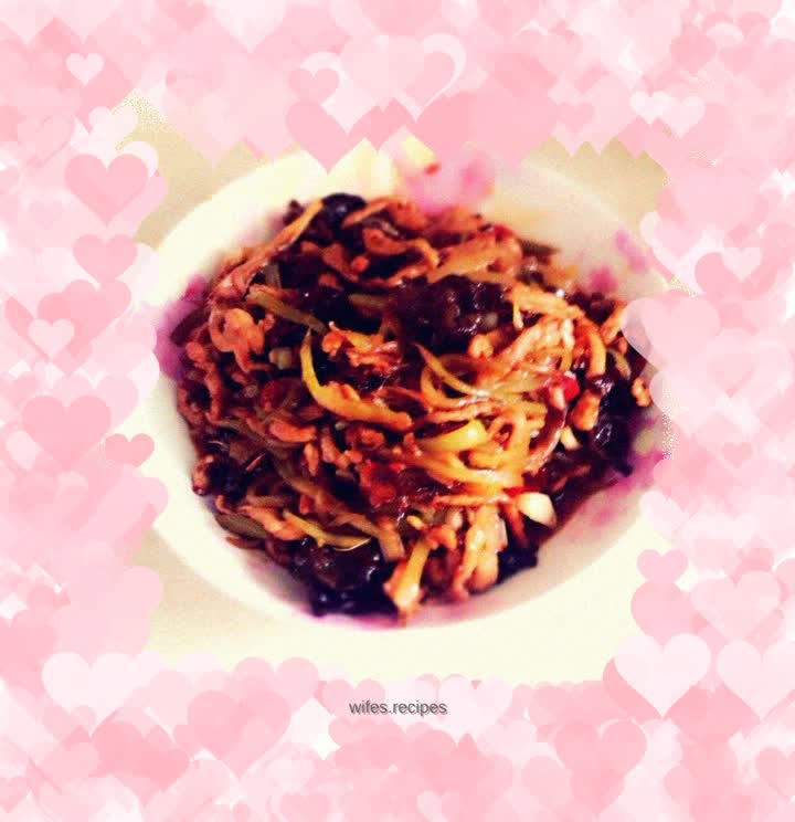 Fish-flavored shredded pork